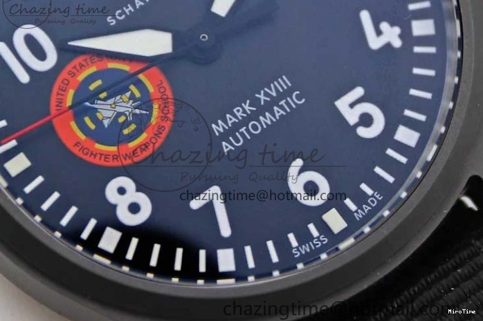 MIROTIME 0407 Mark XVIII ‘TOPGUN SFTI’ Ceramic M+F Best Edition Black Dial on Black Nylon Strap A MultiPurpose 7047